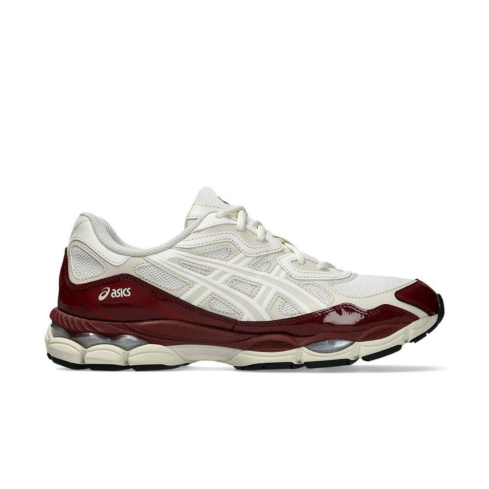 ASICS GEL-NYC "Cream/Red" Unisex Shoe - OFF-WHITE/RED